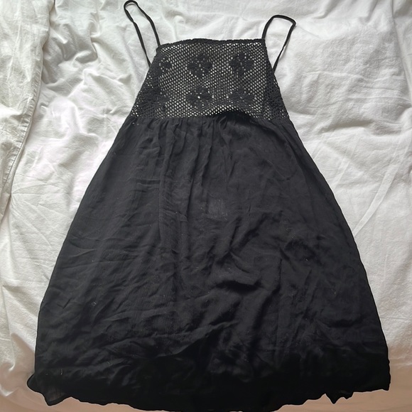 xhilaration black bathing suit cover up size small - Picture 2 of 3